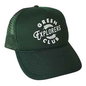 Adult Green Explorers Club Trucker Hat